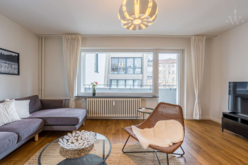 woonwoon-berlin-wohnen-auf-zei - Light-flooded furnished 3-room flat with a view of the countryside