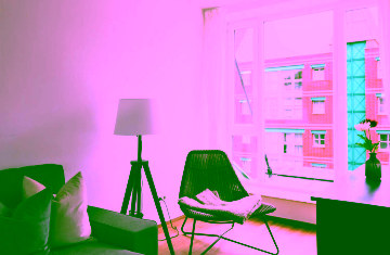 Wohnzimmer - Tolle 3-Zimmer-Wohnung über 3 Etagen mit großer Dachterrasse