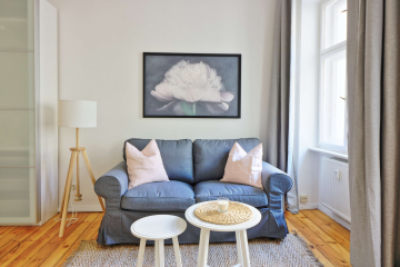 Wohnbereich - Helles, freundliches 1-Zimmer-Apartment in Berlin