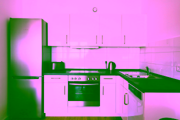 Küche - Unser gemütliches 1-Zimmer-Apartment in ruhiger Lage