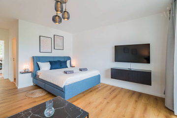 Schlafzimmer - Schönes 1-Zimmer-Apartment mit Balkon