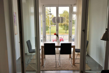 Essbereich - Stilvoll möblierte 3Zimmer-Wohnung mit Blick auf das Schloss Charlottenburg
