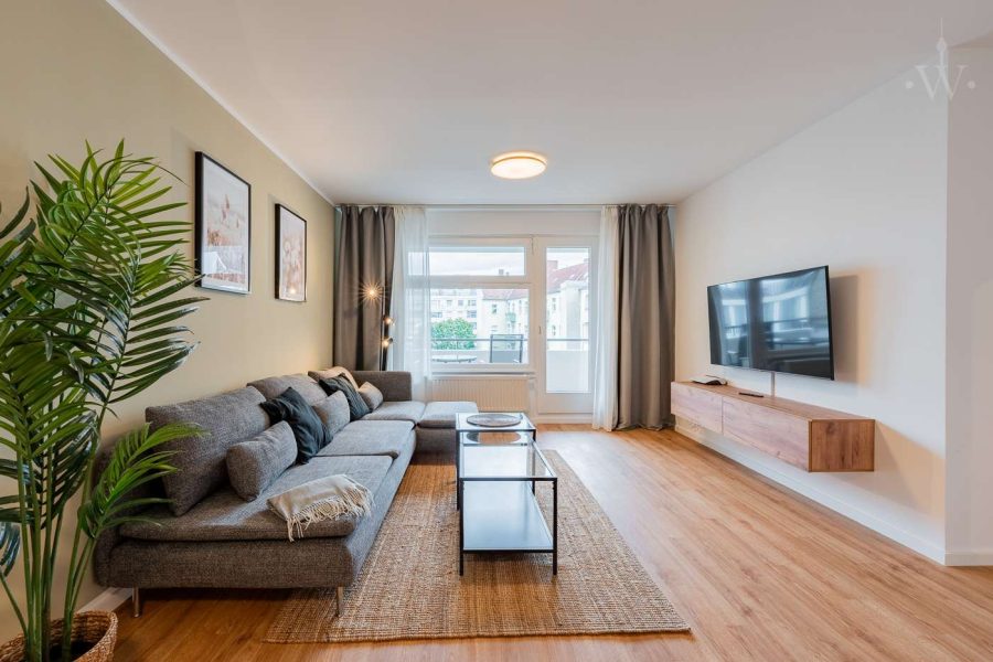 Grüner Kiez, möbliert: 2-Zimmer-Wohnung mit Balkon in Wilmersdorf, Nassauische Straße, 10717 Berlin, Wilmersdorf