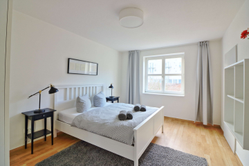 Bedroom - Furnished 2.5-room flat at Checkpoint Charlie