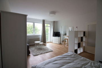 Living room - Beautifully furnished 1-room flat in green Schöneberg