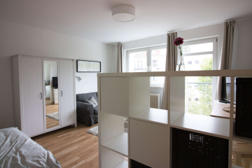 Living room - Beautifully furnished 1-room flat in green Schöneberg