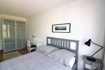 Schlafzimmer - 3-Zimmer Wohnung mit Blick auf das Schloss Charlottenburg