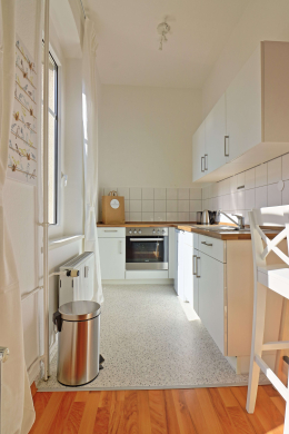 Küche - Gemütliches 1-Zimmer-Apartment im schönen Pankow