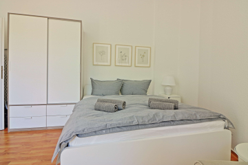 Schlafbereich - Gemütliches 1-Zimmer-Apartment im schönen Pankow