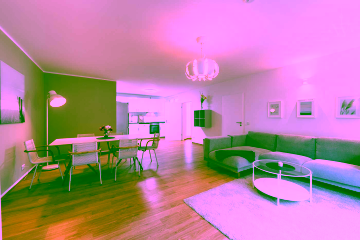 Wohnzimmer - Exklusive 3-Zimmer-Wohnung mit Balkon im Herzen Berlins