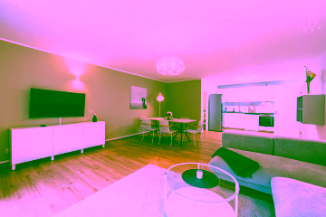 Wohnzimmer - Exklusive 3-Zimmer-Wohnung mit Balkon im Herzen Berlins