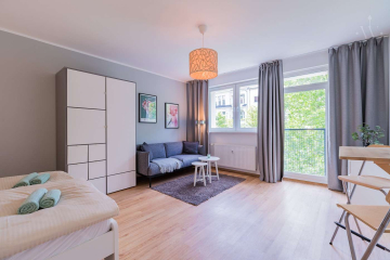 Living room - Chic 1-room flat not far from Volkspark Schöneberg