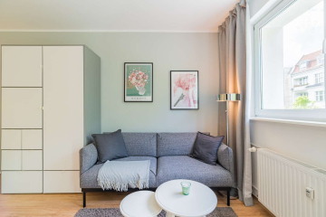Living room - Chic 1-room flat not far from Volkspark Schöneberg