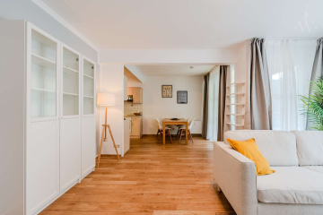 woonwoon-berlin-wohnen-auf-zei - 2-rooms with water view: Home office in the countryside - your new home!