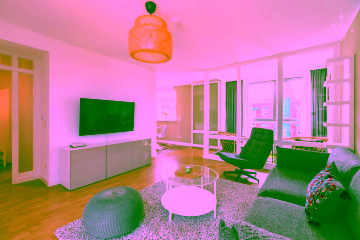 Wohnzimmer 2 - Hochwertig eingerichtete 2-Zimmer-Wohnung – 5 Minuten zum Potsdamer Platz