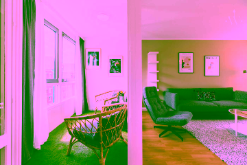 Wohnzimmer, WG - Hochwertig eingerichtete 2-Zimmer-Wohnung – 5 Minuten zum Potsdamer Platz