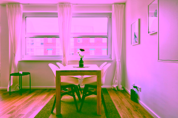 Essbereich 2 - Furnished 2-room apartment with quiet sleeping area in the centre of Berlin