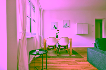 Dining area - Furnished 2-room with quiet sleeping area in the centre of Berlin