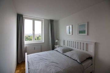 Schlafzimmer - Hochwertig möblierte 3-Zimmer-Wohnung nahe dem Bergmannkiez