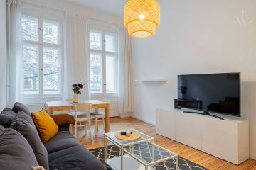 woonwoon-berlin-wohnen-auf-zei - Sanierte und möblierte Altbauwohnung mitten im Kiez!