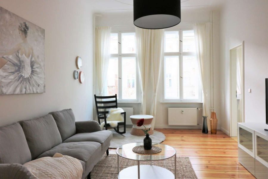 Skandinavisch möblierte 3,5-Zimmer-Wohnung im Szenebezirk Prenzlauer Berg, Raumerstraße, 10437 Berlin, Prenzlauer Berg