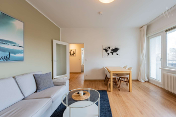 woonwoon-berlin-wohnen-auf-zei - Gemütliche 3-Zimmer-Wohnung mit Balkon – möbliert im skandinavischen Stil