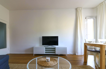 Living room - The cosy, fully furnished 4-room flat in a quiet residential area