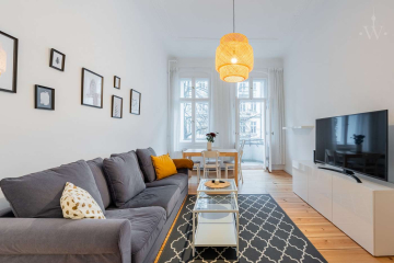 woonwoon-berlin-wohnen-auf-zei - Sanierte und möblierte Altbauwohnung mitten im Kiez!