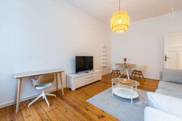 woonwoon-berlin-wohnen-auf-zei - Charmante 2-Zimmerwohnung mit Balkon: Schöne vollmöblierte Altbau-Wohnung im Szeneviertel Wedding