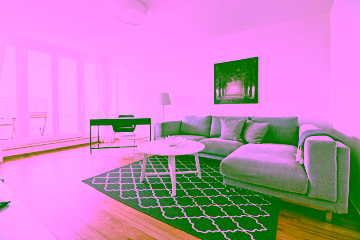 Wohnzimmer - Helle, möblierte 2-Zimmer-Wohnung mitten in Berlin