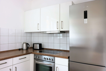 Küche (Beispiel) - Das könnte deine Terrasse werden: Möblierte 3-Zimmer-Wohnung im Zentrum von Berlin