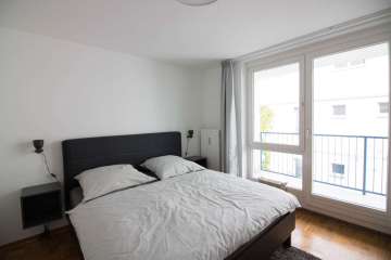 Bedroom - High-quality furnished 3-room flat near the Bergmannkiez neighbourhood