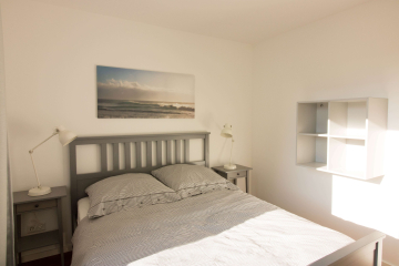 Bedroom - Modern furnished 3-room flat with large balcony