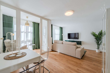 woonwoon-berlin-wohnen-auf-zei - Neues, bezugsfertiges 2-Zimmer-Wohnung mit kompletter Einrichtung am Potsdamer Platz