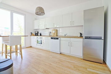 Küche4 - 2-Zimmer-Wohnung am Checkpoint Charlie – Balkon mit Aufzug