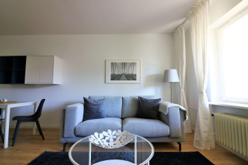 Wohnbereich - Unser gemütliches 1-Zimmer-Apartment in ruhiger Lage