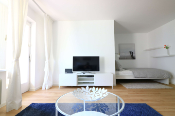 Wohnzimmer - Unser gemütliches 1-Zimmer-Apartment in ruhiger Lage