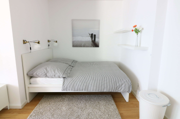 Schlafbereich - Unser gemütliches 1-Zimmer-Apartment in ruhiger Lage