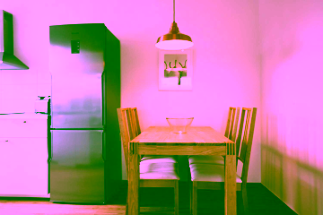 Essbereich - Helle, möblierte 2-Zimmer-Wohnung im Herzen Berlins