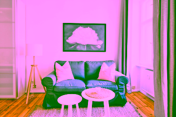 Wohnbereich - Helles, freundliches 1-Zimmer-Apartment in Berlin