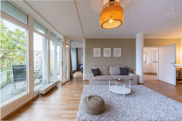 woonwoon-berlin-wohnen-auf-zei - The beautifully furnished 2-room flat in a central location with balcony