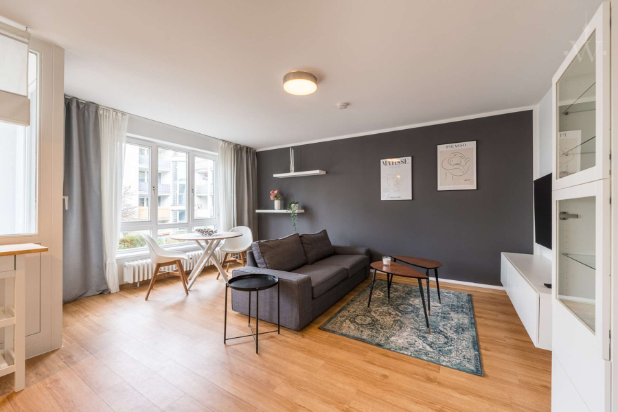 Modern möblierte 1,5 Zimmer-Wohnung im Süden Berlins, 12279 Berlin, Marienfelde (Tempelhof)