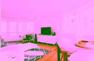 Wohnzimmer - Möbliertes 2-Zimmer-Apartment mit großer Dachterrasse