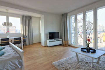 Living area - Beautifully designed 1-room flat with separate kitchen