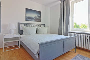 Schlafzimmer1 - Ruhig gelegene 3-Zimmer mit schönem Balkon im Kiez von Kreuzberg