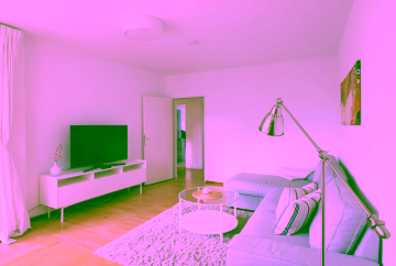 Wohnzimmer - Moderne 3-Zimmer-Wohnung mit großem Balkon