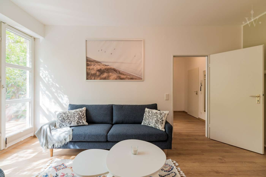 3-Zimmer-Apartment modern möbliert mit großer Terrasse, Zimmerstraße, 10969 Berlin, Kreuzberg