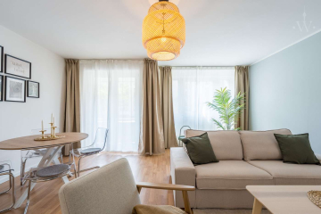 Living room - Modern designed 3-room flat in city centre location Charlottenburg