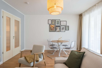 Living room - Modern designed 3-room flat in city centre location Charlottenburg