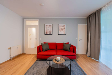 woonwoon-berlin-wohnen-auf-zei - Furnished 2-room flat in Tegel with water view - ideal for home office